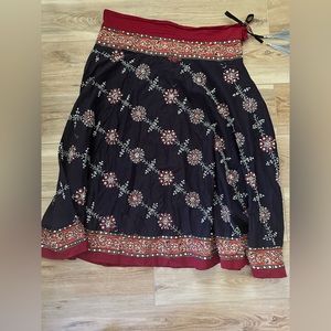Soft Surroundings Beaded Gypsy Skirt XL/PXL